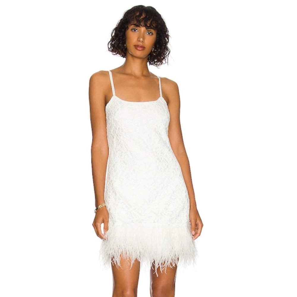 LIKELY Mari Dress in White - LIKE NEW! Only worn once and dry cleaned - Size 14!